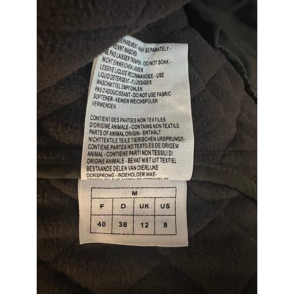 Aigle Women's Sudhampton Water Resistant Quilted Jacket Corduroy Elbow Patches 8 - Picture 6 of 6